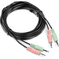 KIT 10 FT. DVI-I + USB + AUDIO KVM CABLE KIT FOR TK232DV