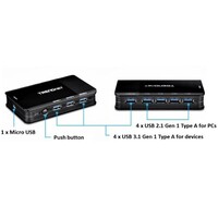 SWITCH 4 COMPUTER 4-PORT USB 3.1 SHARING SWITCH