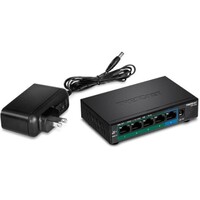 SWITCH 5-PORT GIGABIT (4)POE+ (1) GIGABIT  SWITCH (32W)