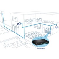 SWITCH 8-PORT GIGABIT FULL POWER POE+ SWITCH 240W POE BUDGET