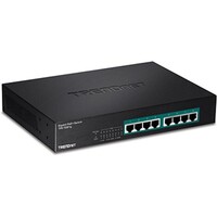 SWITCH 8-PORT GIGABIT GREENNET POE+/ RACK MOUNTABLE