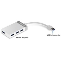 HUB 4-PORT HIGH SPEED USB 3.0 MINI HUB