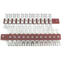 TERMINAL FANNING STRIPS 12 POS CRIMP CABLE MOUNT 9.53MM