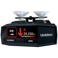 RADAR DETECTOR DASH MOUNT DSP FRONT & REAR LONG RANGE W/ 12V POWER CORD
