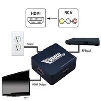 CONVERTER COMPOSITE VIDEO (YELLOW) TO HDMI CONVERTER WITH SCALING