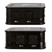 SWITCH DIGITAL OPTICAL AUDIO 3X1 SWITCH WITH IR