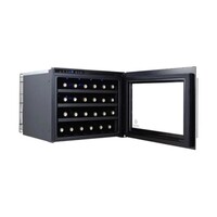 WINE COOLER 24 BOTTLES BLACK WALL-MOUNTED