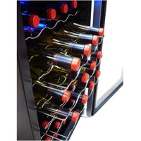 WINE COOLER 28 BOTTLES SILVER