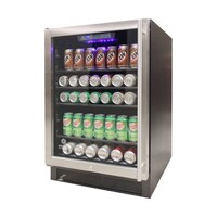 WINE COOLER 46 BOTTLES STAINLESS