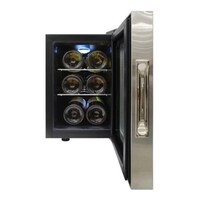 WINE COOLER 6 BOTTLES WHITE THERMOELECTRIC