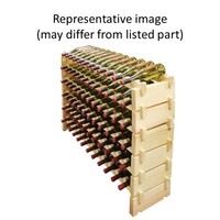 WINE RACK 72 BOTTLES, 6 X 12 BOTTLE MODULAR, NATURAL