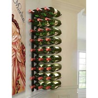 WINE RACK 27 BOTTLES EPIC METAL, BLACK