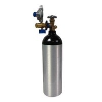 KIT REFILLABLE GAS CYLINDER KIT WITH TANK, 22 CU.FT. ALUMINUM CYLINDER, REGULTAOR, HOSE AND FITTINGS