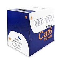 WIRE CAT6 PLENUM CMP BLUE 1000' REELX PULL BOX