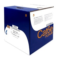 WIRE CAT6 PLENUM CMP BLUE 1000' REELX PULL BOX