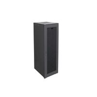 RACK 42U 23.6W X 31.5D X 80.9H W/4 FANS/HEX PERF DR/ALL 4 SIDES LOCKABLE/CASTERS & LEVELING FEET