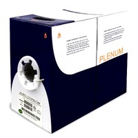 WIRE CONTROL 18/2 PLENUM CMP SHEILDED PLENUM CMP WHITE 1000' REELX PULL BOX