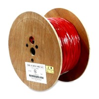 WIRE 16/2 SHEILDED FPLR RED 1000' PULL BOX