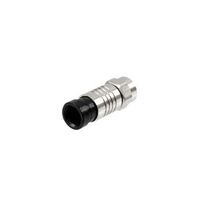 CONNECTOR RG-59 F-CONNECTOR MALE FOR RG-59U (BLACK)