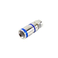 CONNECTOR RG-6 F COMPRESSION CONNECTOR FOR RG-6 COAXIAL CABLES