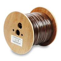 WIRE THERMOSTAT 18/6 SOLID BROWN 500' SPOOL