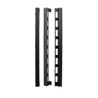 CABLE MANAGEMENT VERTICAL CABLE MANAGEMENT CHANNEL DOUBLE-SIDED, 3.6”x 3.0”x 74”, W/HINGE COVER