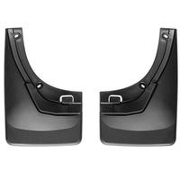 MUDFLAPS NO DRILL JEEP COMPASS FRONT BLACK
