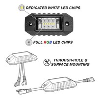 KIT RGBW ADDRESSABLE LED ROCK LIGHT KITS - XKALPHA APP CONTROLLED