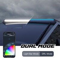 LIGHT BAR CYBER TRUCK 50IN ROOF LIGHT BAR WITH XKMAX APP CONTROL RGBW DRL