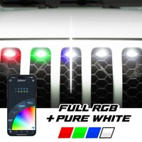 GRILL POD XKMAX 4PC PRE-RUNNER STYLE RGBW LED GRILL PODS