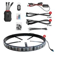 KIT XKMAX 4X16.5IN PRO RGBW WHEEL RING APP CONTROL LIGHT KIT