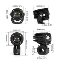 KIT 2IN DUAL MODE LED DRIVING LIGHT KIT FOR MOTORCYCLES, UTVS & ATVS