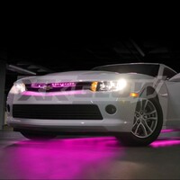 LIGHT CAR/TRUCK ACCEBT KIT PINK - 8X24" TUBE  SINGLE COLOR XKGLOW UNDERGLOW LED