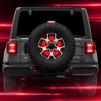 LIGHT 5TH WHEEL JEEP WRANGLER W/ TURN, BRAKE AND REVERSE