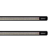 LIGHT BAR LED WITH TURN SIGNAL 48/60INCH WHITE+AMBER RUNNING BOARD STEP
