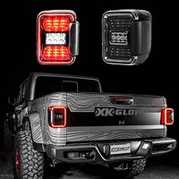 LENS SMOKED LED TAILLIGHT FOR JEEP JT GLADIATOR