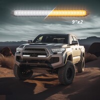 GRILL LIGHTS 9" SWITCHBACK GRILL LIGHTS WITH START-UP ANIMATION & SEQUENTIAL TURN SIGNALS