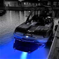 KIT MARINE LED LIGHT 1PC 13W RGB DRAIN PLUG FOR BOAT