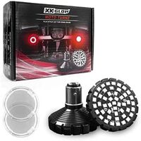 TURN SIGNAL KIT MOTORCYCLE REAR LED  - 1156 BULLET STYLE CLEAR LENSES