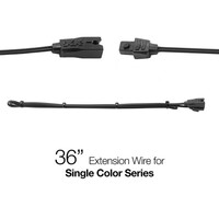 LIGHT SINGLE WIRE EXTENSION 36IN - 2ND GEN 2PIN FOR SINGLE COLOR SERIES