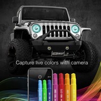 7'' RGB CHROME JEEP HEADLIGHT