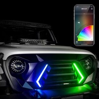 KIT GRILL XKCHROME LED FOR JK WRANGLER