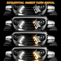 XKCHROME LED GRILL KIT WITH DRL TURN FOR GLADIATOR/WRANGLER