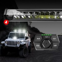 LIGHT SYSTEM (4) 20" SAR360 EMERGENCY SEARCH AND RESCUE LIGHT BAR KIT