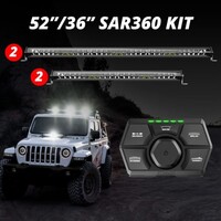 KIT EMERGENCY LIGHT BAR WHITE (2)52" (2)36” SAR360 LIGHT BAR KIT EMERGENCY SEARCH AND RESCUE LIGHT S