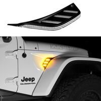 LED KIT AMBER JEEP AIR VENT LIGHT WITH TURN SIGNAL & RUNNING LIGHT